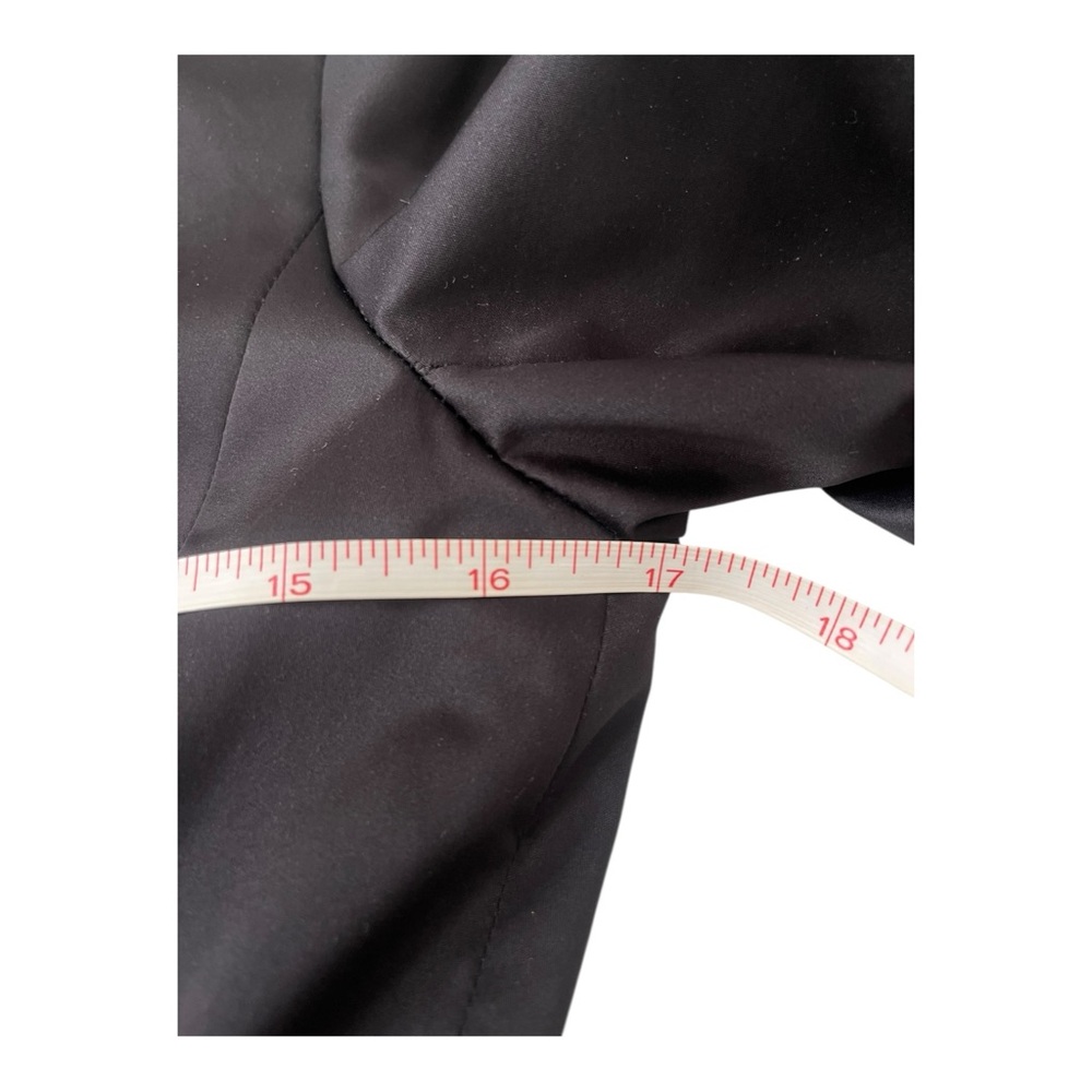 White House Black Market Black Trench Coat Size 00 - Picture 8 of 15